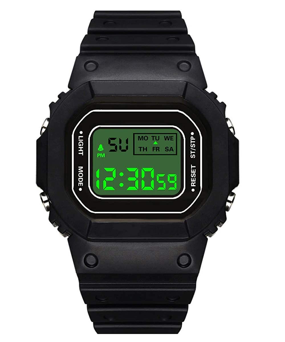 Emartos Digital Black Sports Kids Watch for Boys and Girls (B0C1NHKB3J) Amazon Price History, Amazon Price Tracker