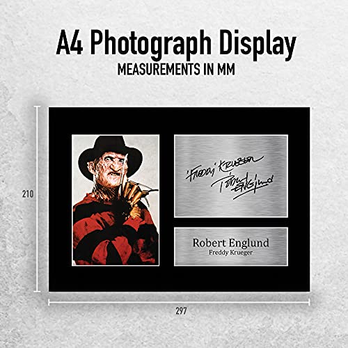 HWC Trading Freddy Krueger Gift Signed A4 Printed Autograph Robert Englund Gifts Photo Display steampunk buy now online