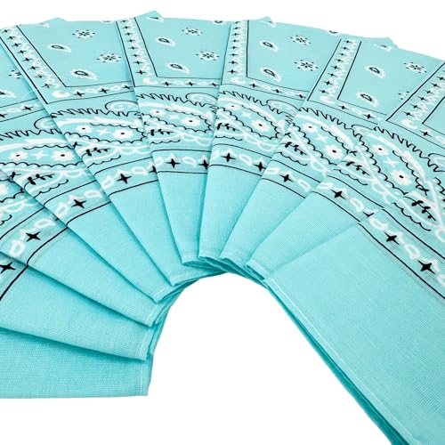 Image of Vamqor 100% Cotton 10 Pack Fine Bandanas