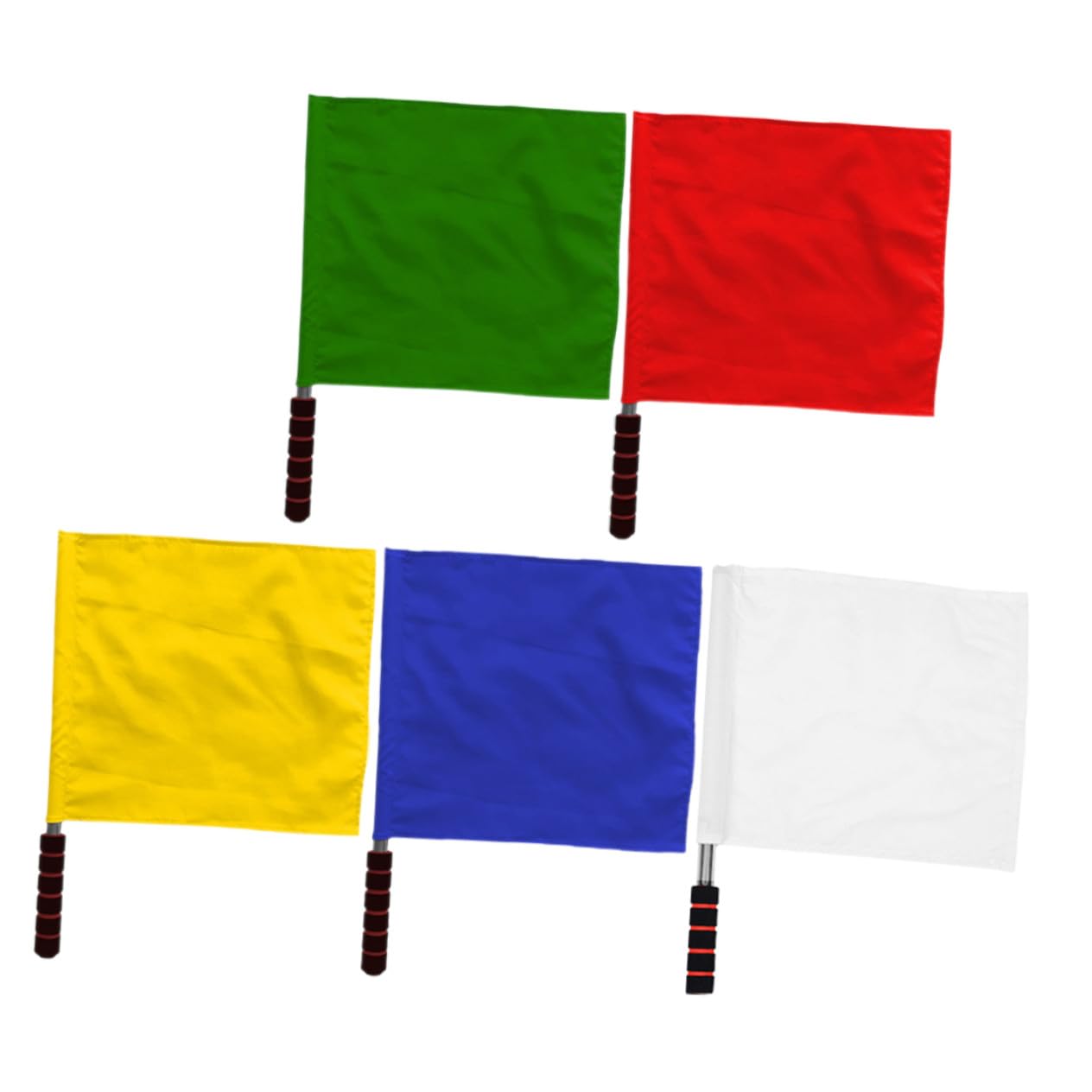 3 Series Banderas De Señalización Para Árbitros Portátiles Y Resistentes Para Competencias Deportivos 5 Piezas X 3