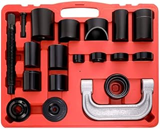 Orion Motor Tech OMT Master Ball Joint Press Kit & U-Joint Puller Service Tool Set 21PCS - Upper and Lower Ball Joint Removal Tool Kit for Ball Joint Service with C-Press