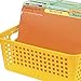 Really Good Stuff Plastic Book Storage Baskets for Classroom or Home Use - Rainbow Colors - 11