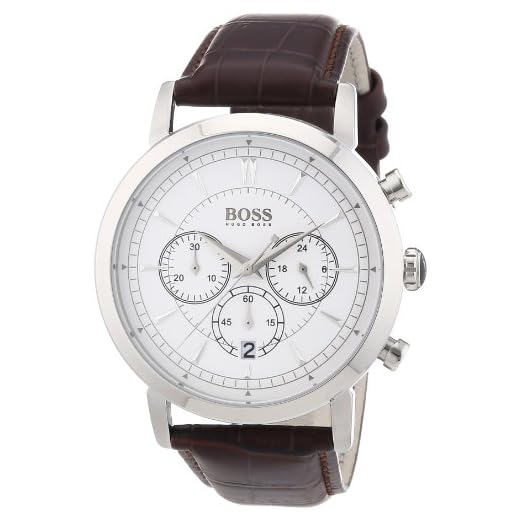 Hugo Boss 1512871 - Reloj cronógrafo de Cuarzo para Hombre con Correa de Piel, Color marrón