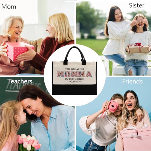 Image of Gkwa Canvas Tote Bag for Gifting, Women Cotton Canvas Bag, Reusable Shopping Bag