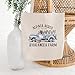 Alpaca Tote Bag - Vintage Truck with Hydrangeas Alpaca Tote - Alpaca Gifts - Llama Tote Bag, Llama Gift - Alpaca Vintage Truck Tote - Handmade Totes - Reusable Shopping Bag - Mother's Day Alpaca - Shoulder Bag