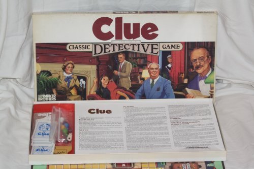 Clue Vintage Detective Game (1986) by Parker Brothers