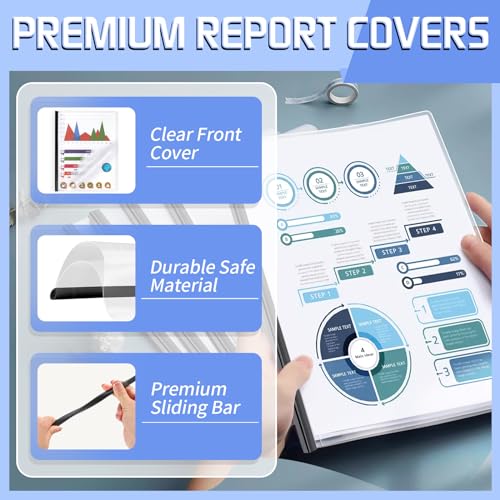 Coidea XA4CG 25 Pack Report Covers With Sliding Bar thumb #3
