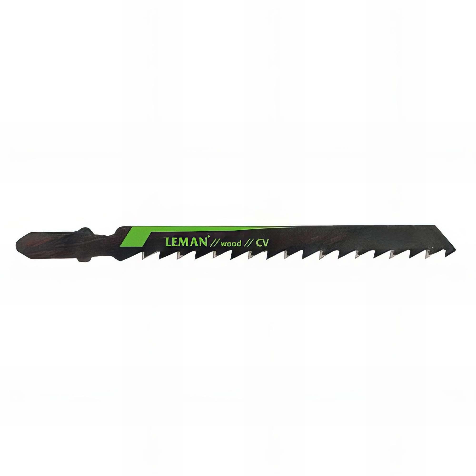 LEMAN - Lame de scie sauteuse L/​Pas:​75x4mm coupe grossière (Bois) - 5 pièces - 7010.