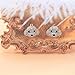 Bellitia Jewelry 925 Sterling Silber Fashion Teddy-Hund Ohrstecker für Frauen Damen, Mode Spinell Ohrringe Zirkonia Ohrschmuck Set
