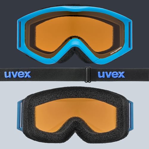 Uvex speedy pro Kinderskibrille, blue/lasergold, one size – Ansicht 4