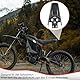 WODHMIEY Sur-Ron Kotflügel Für Motorcycle, Carbonfaser-Look, Leicht Und Robust, Hält Fahrer Und Sitz Sauber, Einfache Montage, Ersatzkotflügel Für Sur-Ron Elektrocrossräder (Rücksitz)