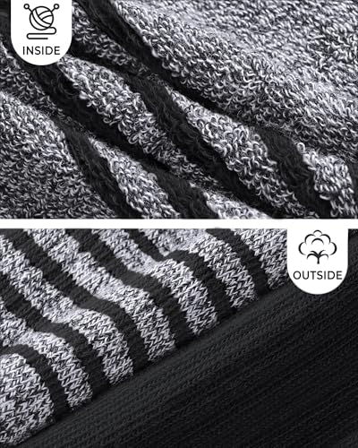 BOOPH 10 Pcs Kids Socks Girls Boys Low Cut Cushioned Compression Ankle Athletic Running Socks4