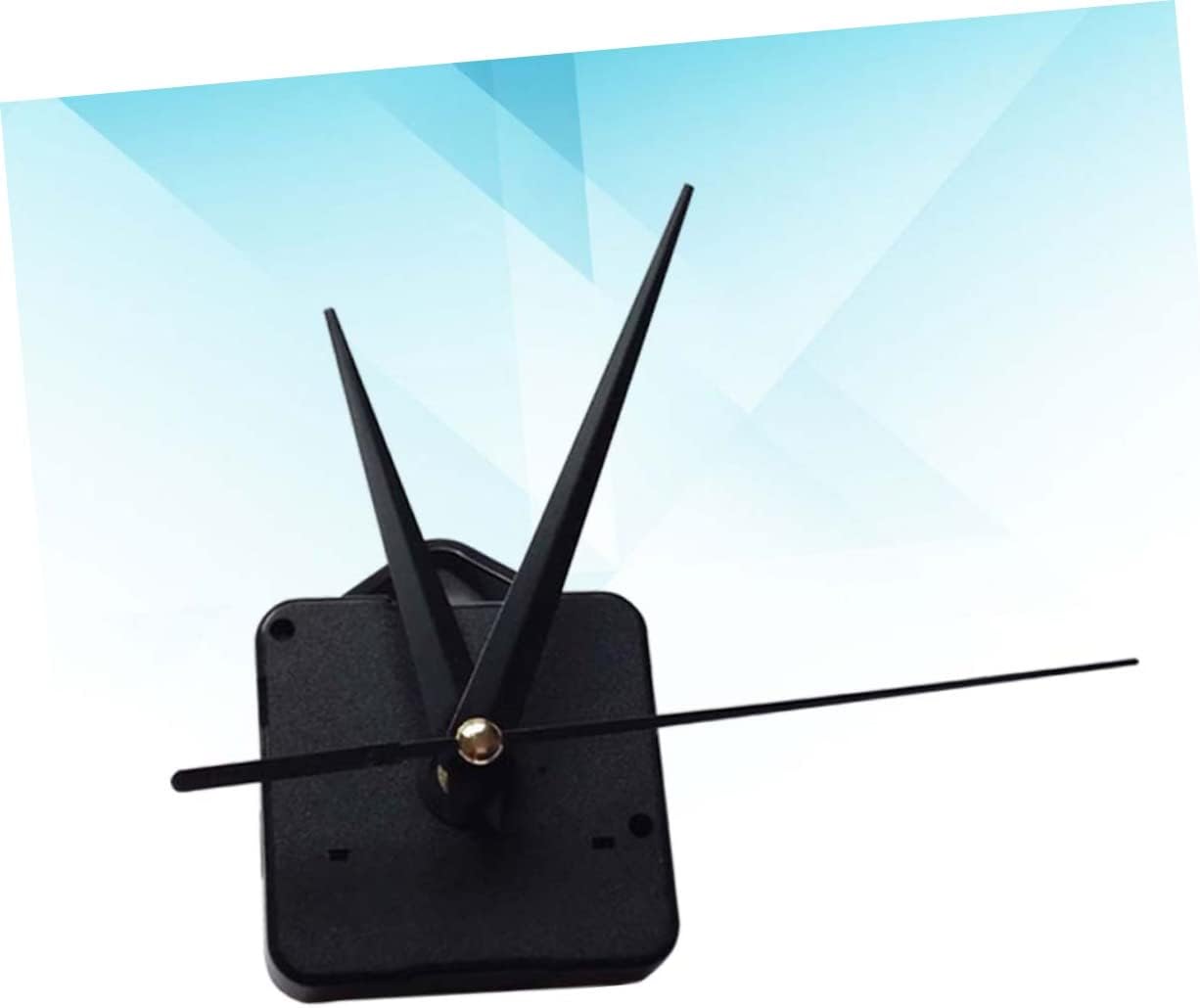 DIY Clock Movement Kit Set with Black Clock Hands Simple and Elegant Design Easy to Install Suitable for Home Hotel and School Silent Mechanism Shaft