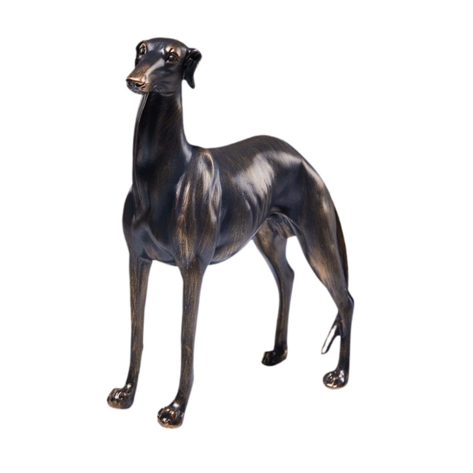 SECRET DESIRE Creations Resin Animal Figurine Sculpture Christmas Desk Ornament Greyhound Dog Statue|Home Decor|Figurines