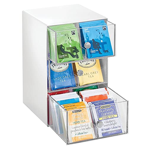 MDesign Pratico porta bustine da te a 3 cassetti