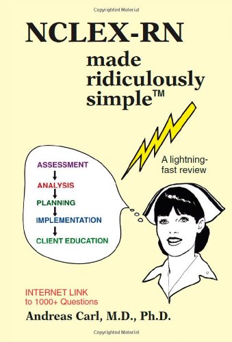 Nclex-RN Made Ridiculously Simple 1935660012 Book Cover