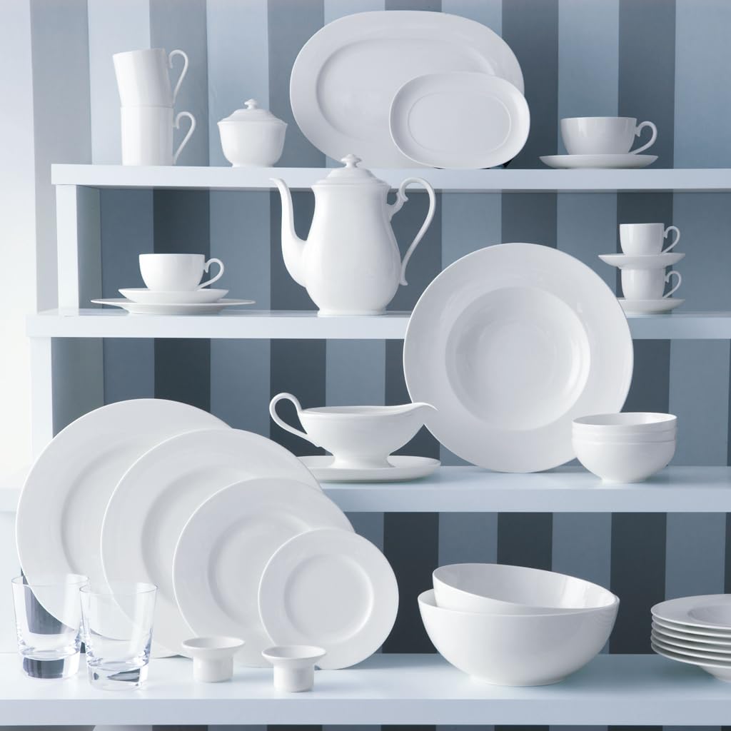 Villeroy und Boch Royal Sauciere-Unterteil, Premium Bone Porzellan, Weiß