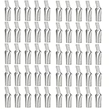 WSDMAVIS 50Pcs High Conductivity C45 Circuit Breaker Pins Copper Terminal Connectors with Cable Wire Lugs Reliably Crimp Terminal Lugs for Stable Connections up to 150°C