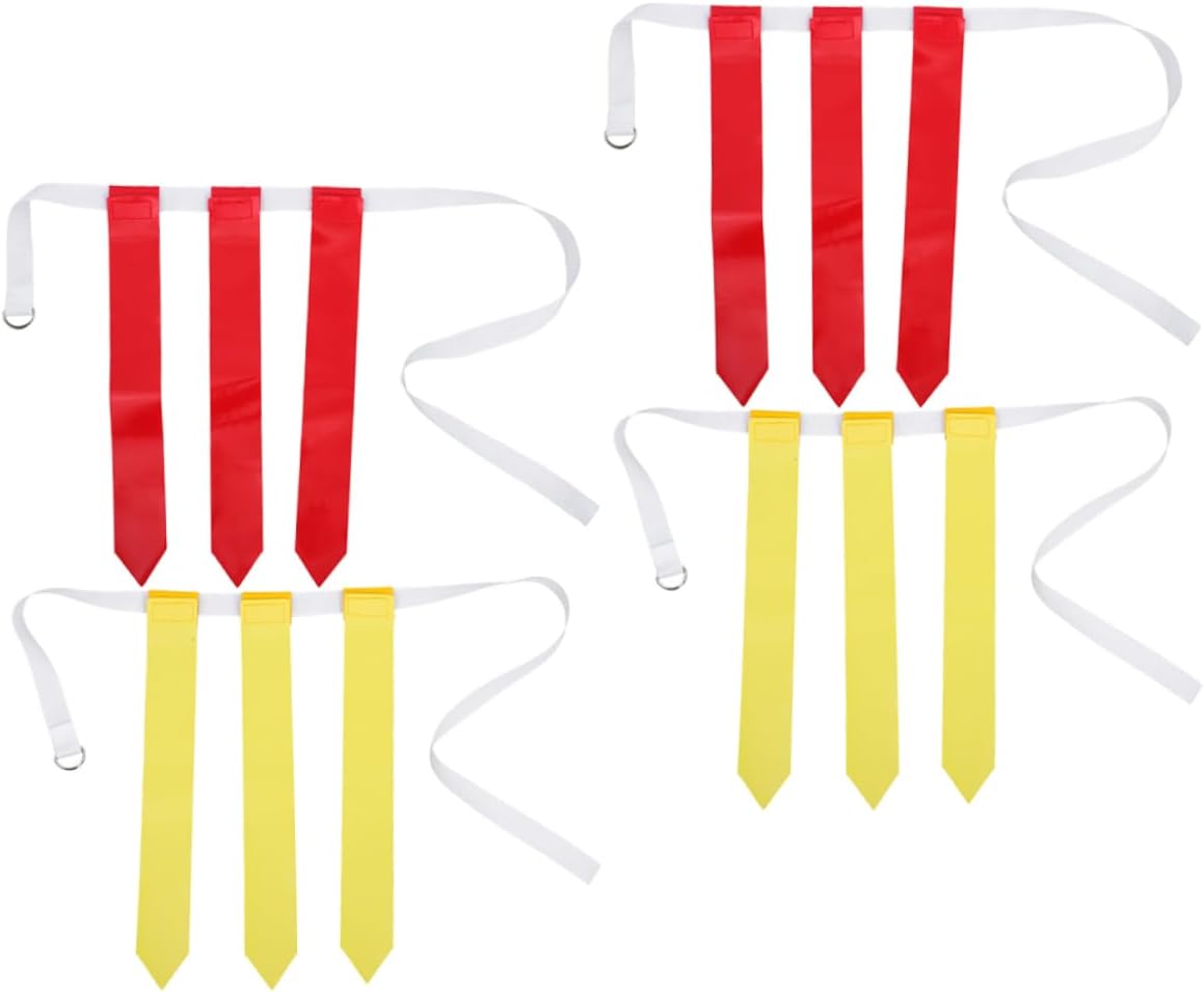 BESPORTBLE Rugby Football Waist Flag Football Equipment Outdoor Football Prop Football Waist Flags Football Game