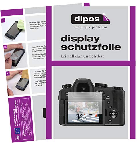 Preisvergleich Produktbild dipos I 6X Schutzfolie klar kompatibel mit Leica V-Lux 5 Folie Displayschutzfolie
