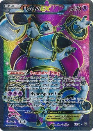 Pokemon Hoopa EX - 89/98 - Full Art Ultra Rare XY: Ancient Origins
