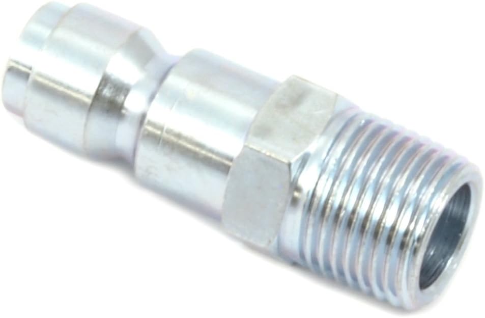 Forney 75228 Tru-Flate Style Air Fitting Plug with 3/8-Inch-by-3/8-Inch Male NPT