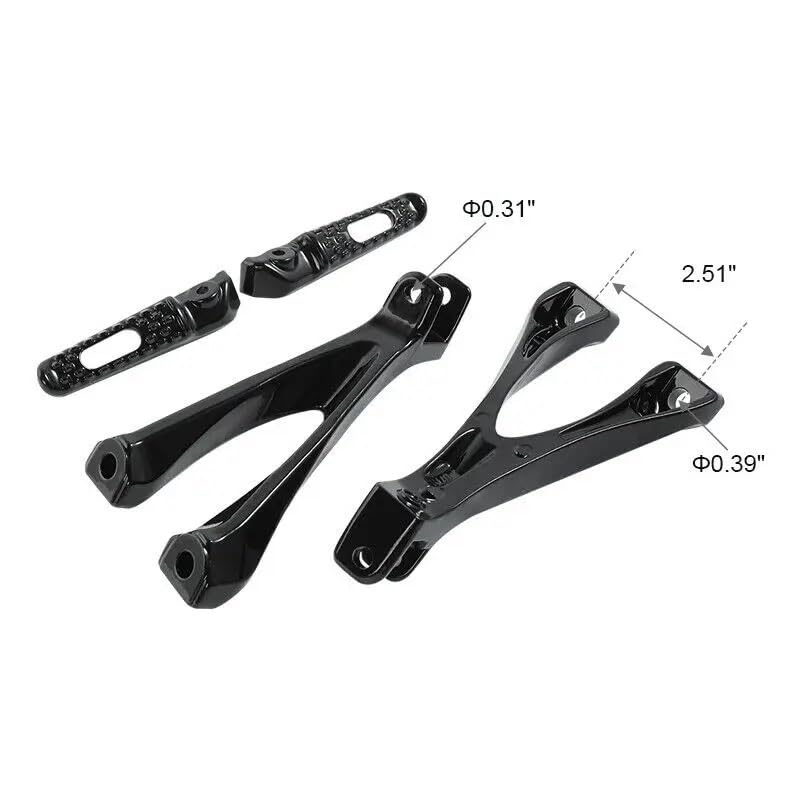 Support de repose-pieds arrière moto CBR1000RR 2017-2024 passager - 2