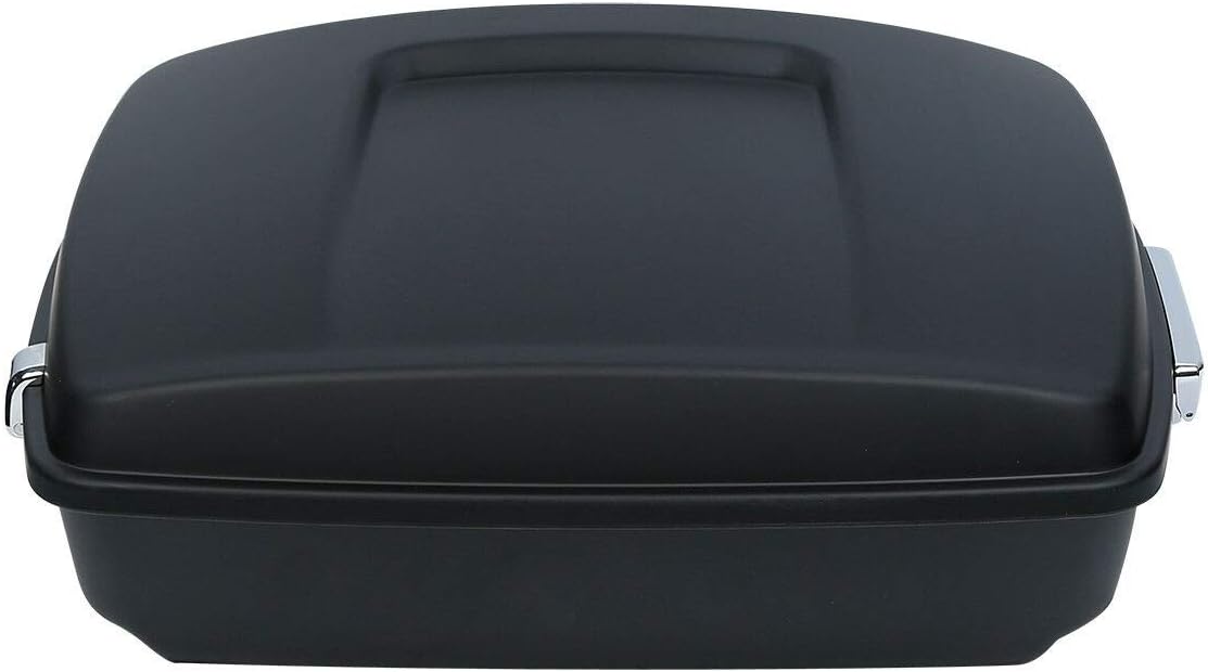 Green-L Chopped Trunk & 2 Up Mount Rack Fit for Harley 2014-2025 Touring Road King Street Electra Glide Tour Mounting Luggage