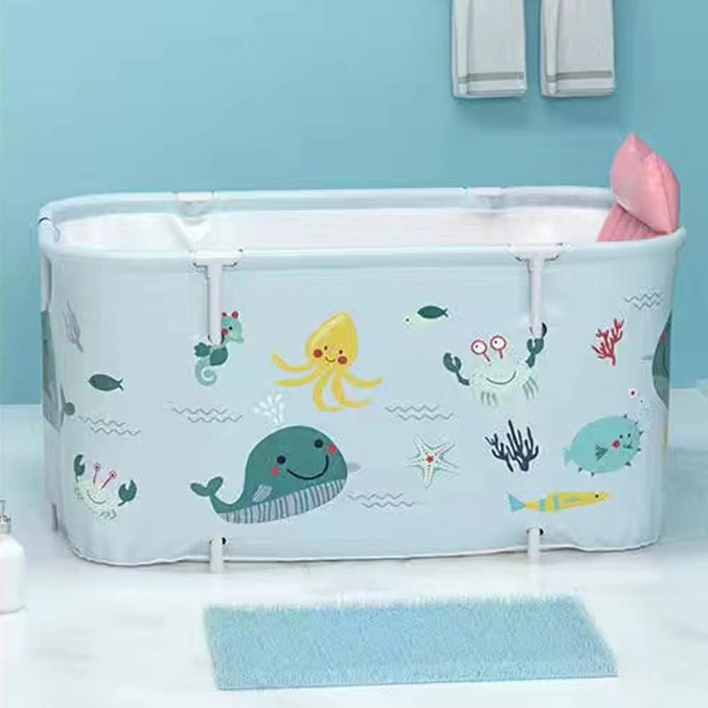 KRLZ Portable Bathtub, Japanese Soaking Bath Tub for Shower Stall, Foldable  Bathtub with Thermal Foam, Freestanding, Folding Soaking Spa Bath Tub