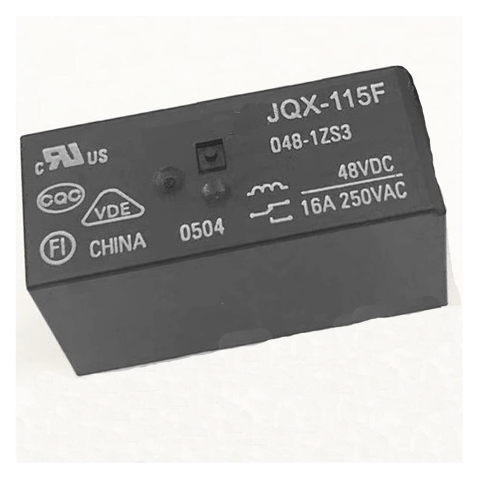 Relé 48VDC 16A JQx-115f 048-1zs3 AMAZWI con 8 pines para circuitos de potencia