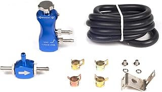 SENHE Auto Presurize piezas de repuesto ajustables modificadas para automóviles Regulación del vehículo Manual Turbo Boost Controller Válvula de purga (Color: Azul)
