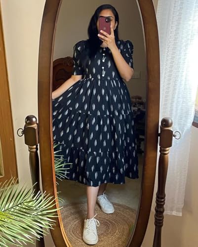 Image of Women's Rayon Printed Anarkali Kurta for Women and Girls, Regular Wear