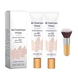 BB moisturizer SPF 30 – 𝗕𝗿𝗶𝗴𝗵𝘁𝗲𝗻𝐬,BB Cream Tinted Moisturizer with Broad Spectrum SPF,Hydrates & Smooths your Skin,Moonlightooze BB Cream,BB Tinted Care Primer Sunscreen (Ivory, 30G/1 OZ)