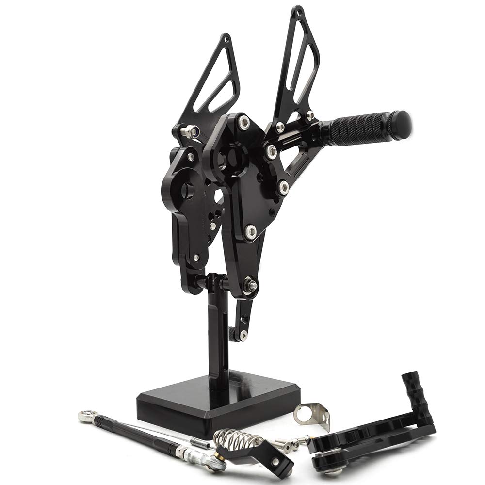 Amazon.com: CNC MT09 13-20 Motorcycle Adjustable Rearsets Foot