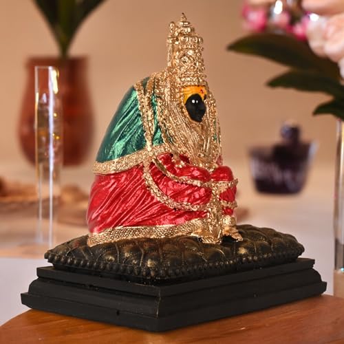 Image of KariGhar Tulja Bhawani Idol Perfect for Car Dashboard and House Warming Multicolor 4 Inch