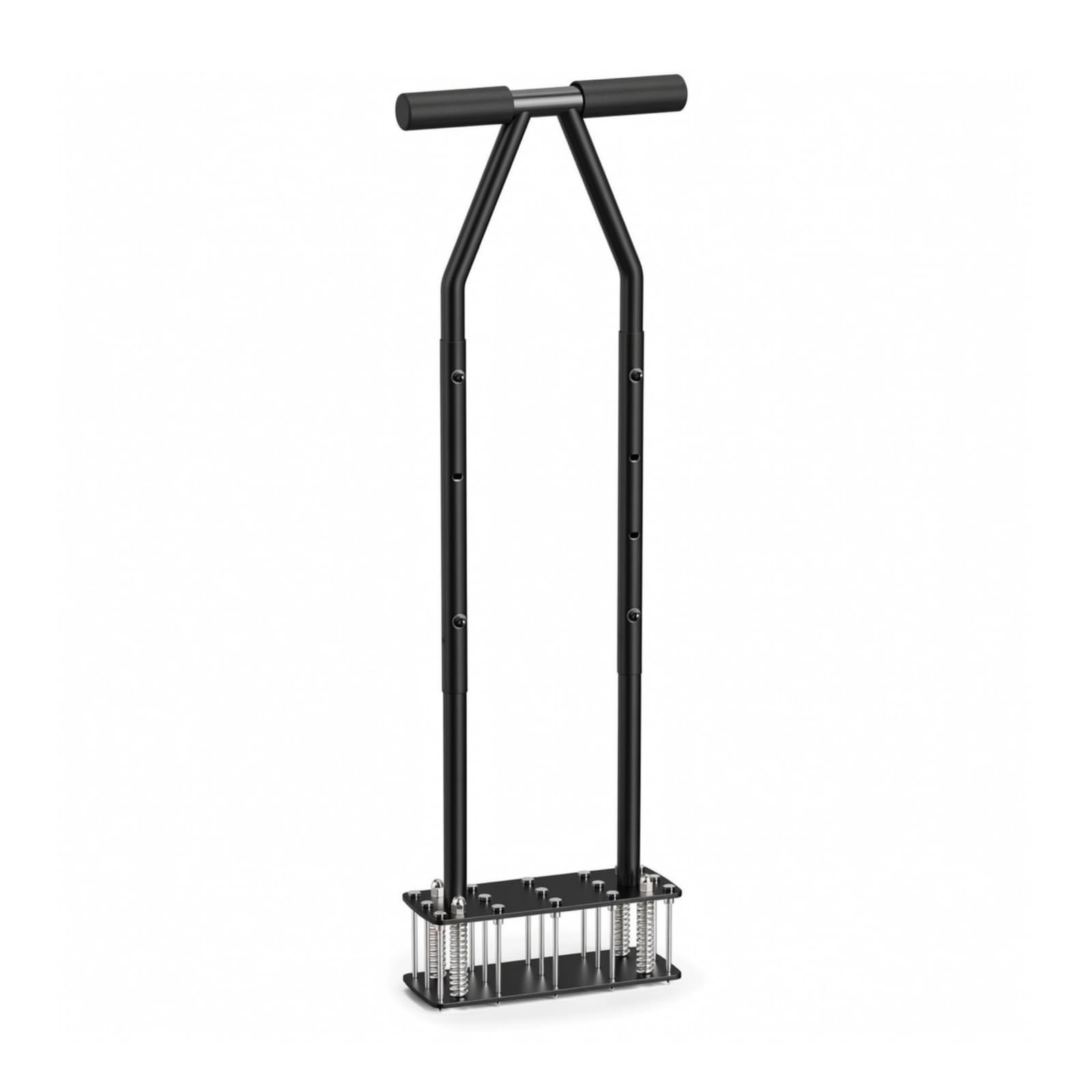 Aérateur Pelouse Manuel Réglable Aérateur Gazon avec Ressort Ergonomique Scarificateur avec 4 Creuses pour Jardiniers, Jardin
