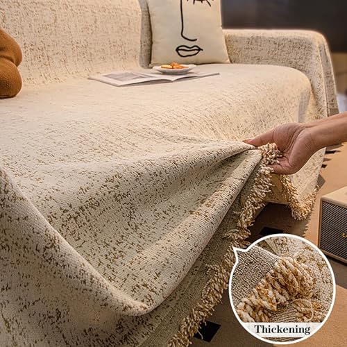Housse de canapé d'angle extensible et lavable pour divan sectionnel en L - 3