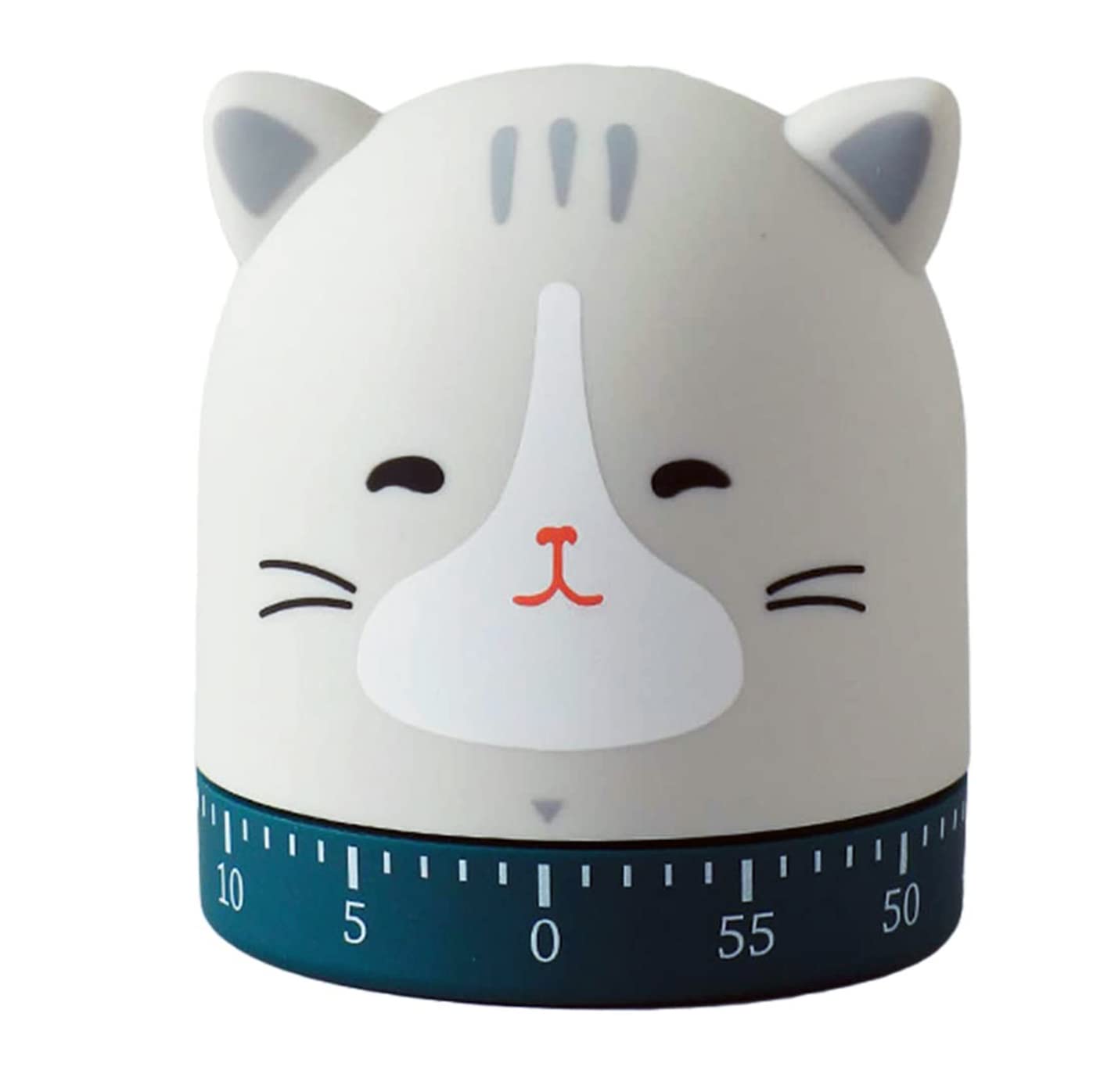 KASTWAVE Mechanical Kitchen Timer, 360 Degree Rotating Cute Animals Mechanical Timer for Kids, No Batteries Loud Ring, Cooking Reading Do Sports Boiling Egg
