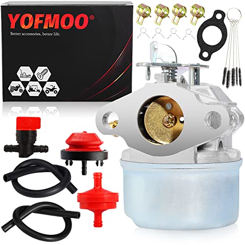 Yofmoo Carburetor Compatible For Tecumseh 632552 632557 632557A 632560 632560A 632641 640086 640086A 640092 640092A 640098 640098A 640311 Hsk600 Hsk635 Th098Sa 3Hp 3.25Hp 3.5Hp 3.75Hp Snowblower #TOP11