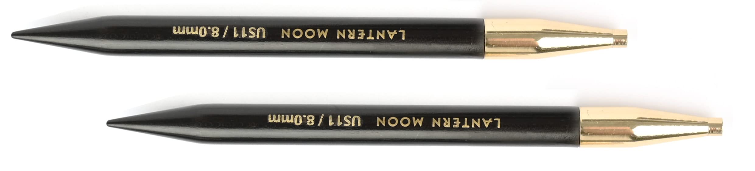 Lantern Moon Intercambiabile Ago Suggerimenti, Nero, 13Cm 9.00Mm, 2 Unità-image