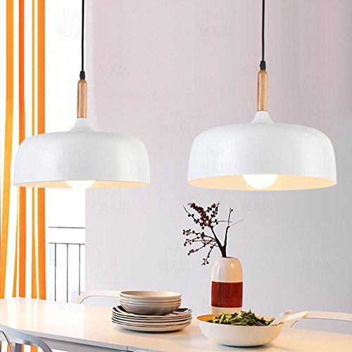 Candelabro retro de barra de madera noble y hierro artístico en acabado blanco texturizado 4