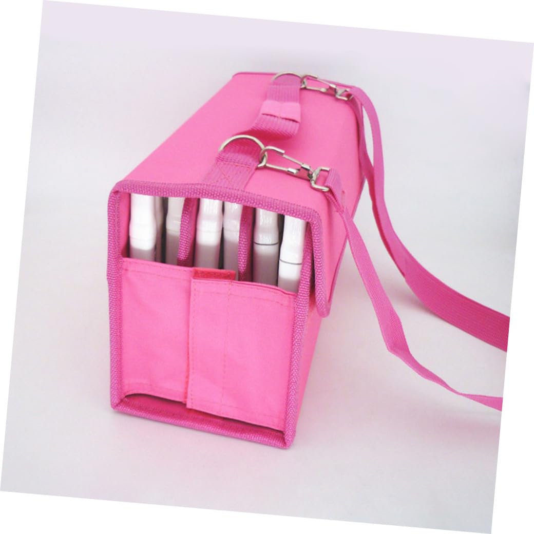 NUOBESTY Astuccio per Marker da 80 Scomparti con Cerniera e Tracolla