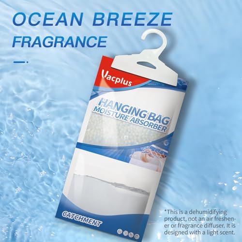 Image of Vacplus Moisture Absorber, 9.8 OZ Hanging, Strong Absorption, Ocean Breeze