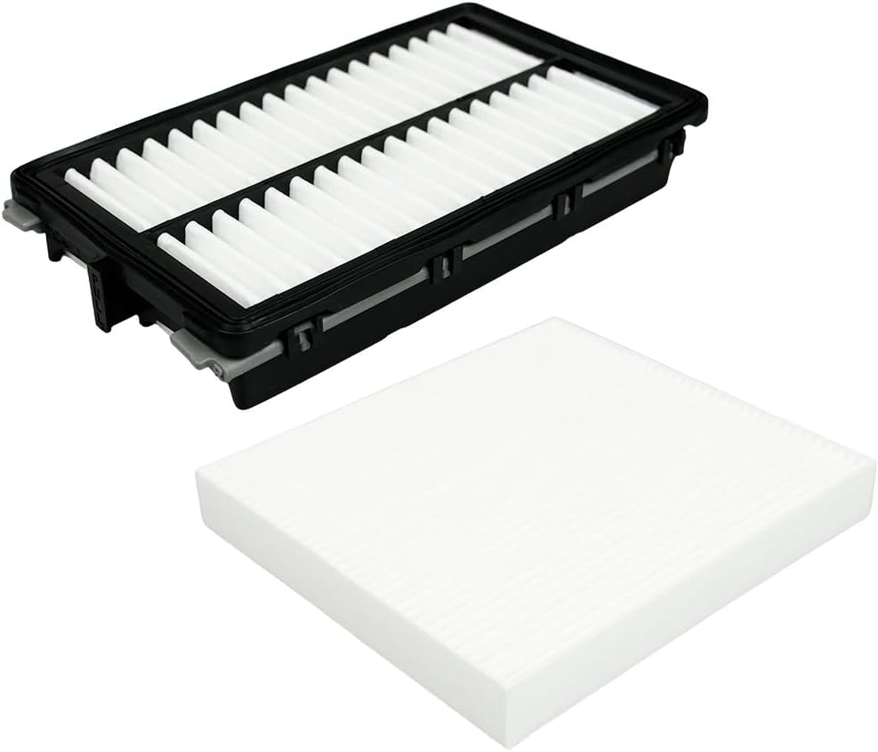 28113-L1000 97133-L1000 Engine Filter and Cabin Filter with Activated Carbon Fits Hyundai Sonata Santa Fe Tucson Kia Sorento K5 Carnival 2020-2023 Replace WA11090 28113N9000