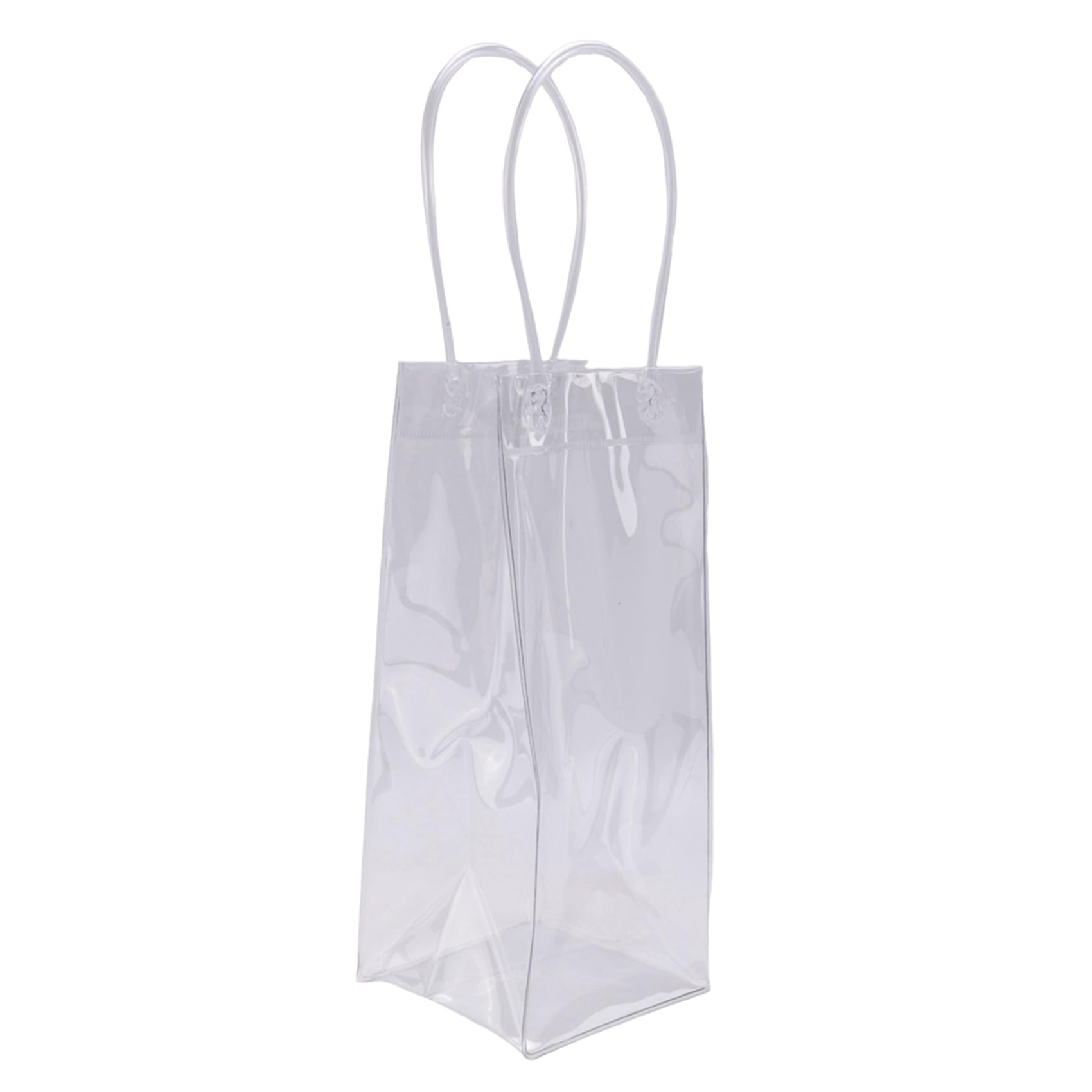 30 StüCk WeinküHlbeutel, Eisbeutel, Transparentes PVC, Tragbarer WeinflaschenküHler, Champagner-Eisbeutel mit