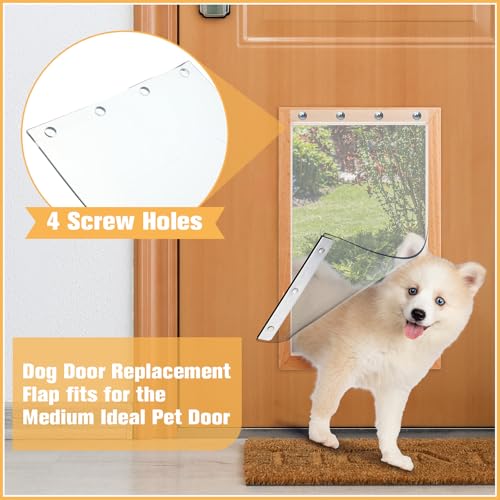 Ripeng-Dog-Door-Replacement-Flaps-Compatible-with-Dog-Door-Model-Clear-Weatherproof-Pet-Flap-Home-Supplies-Easy-to-Install
