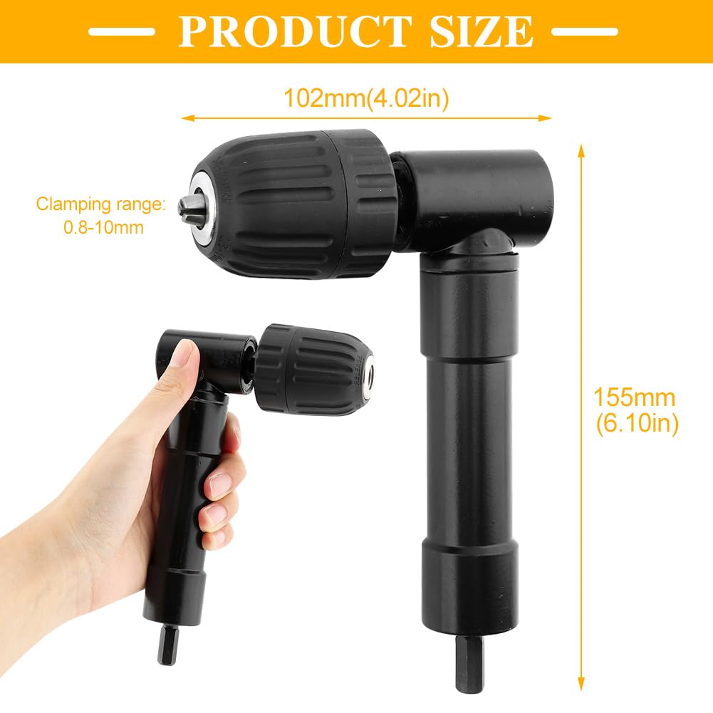 90 Degree Drill Adapter with 4 Bits for Tight Spaces — Amazon image 2