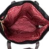Badgley Mischka Rose Vegan Leather Weekender Duffel Bag (Black)
