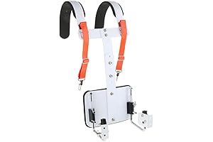 White Percussion Accessory Marching Snare Drum Carrier Bass Drum Shoulder Harness with...