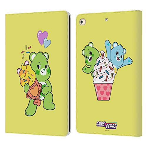 Étui portefeuille iPad 9.7 (2017/2018) en cuir Care Bears Bonne Chance